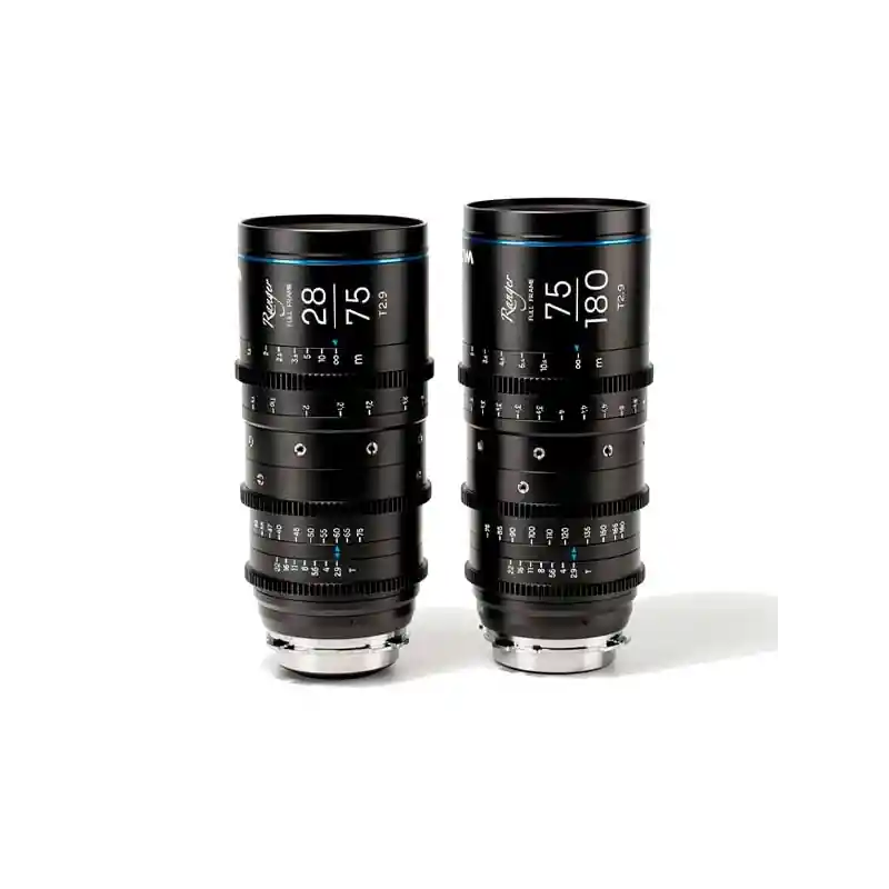 Disponible Ahora LAOWA KIT RANGER 28-75 + 75-180MM T2.9 Kit de ópticas Full Frame 28-75 y 75-180mm T2.9 PL/EF.