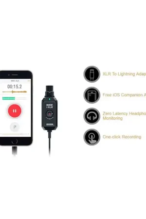 RODE i XLR Interface XLR para i Phone. Imprescindible (Must-Have)