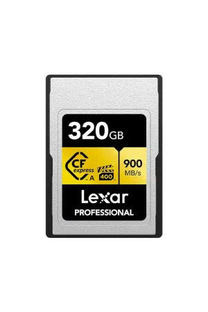 LEXAR LCAGOLD320G-RNENG Tarjeta CFexpress A de 320GB GOLD Oferta Limitada
