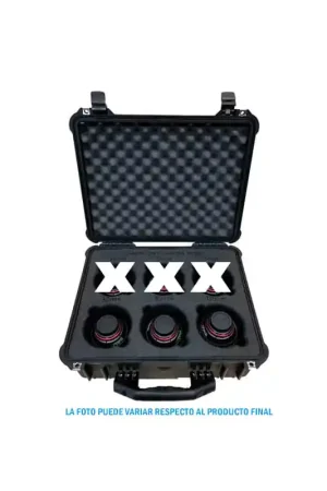 CANON MALETA 3 CN-E Maleta de transporte para 3 lentes CN-E Prime. Oferta Flash