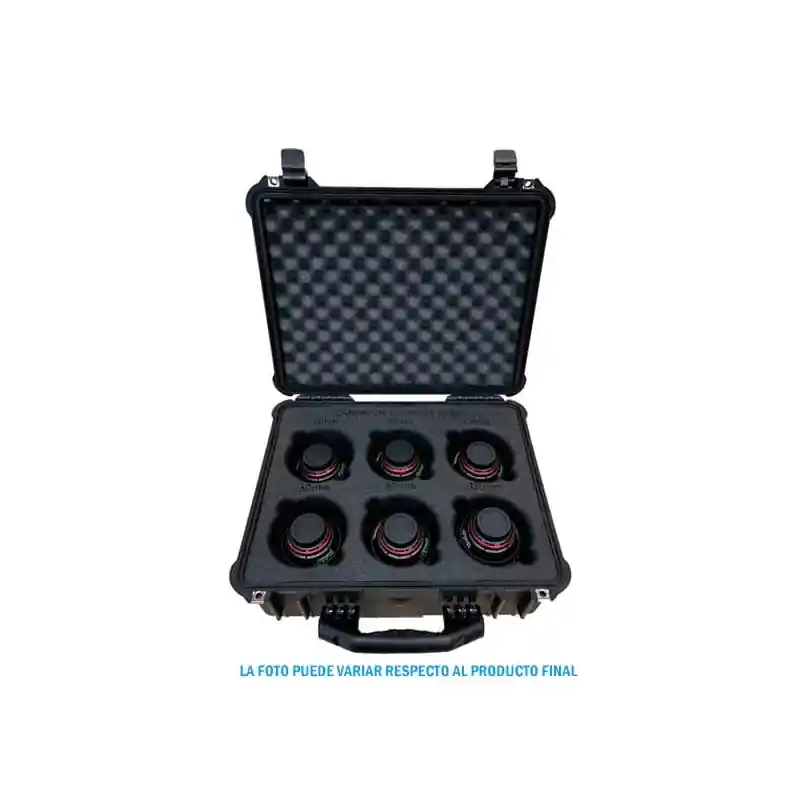 Promoción CANON MALETA 6 CN-E Maleta de transporte para 6 lentes CN-E Prime.