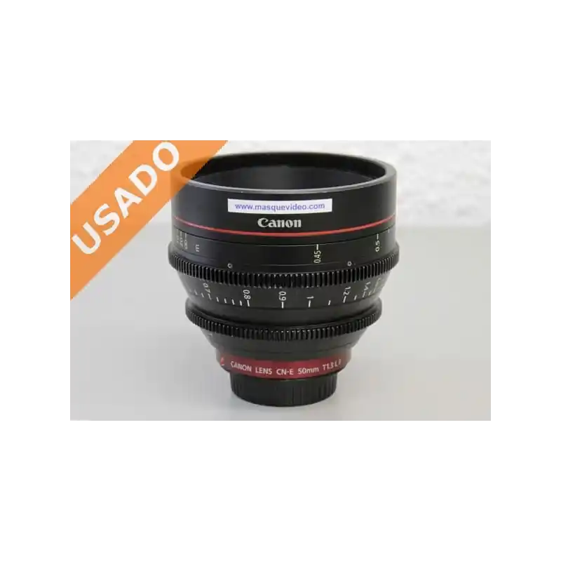 Bestseller CANON CN-E50MM T1.3L (Usado) Lente Prime 4K 50mm T1.3 con montura EF.