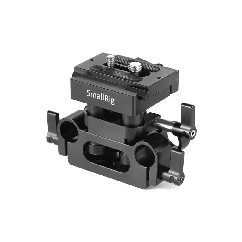 SMALLRIG DBC2272B Base plate para barras de 15mm de altura regulable. Pago Seguro