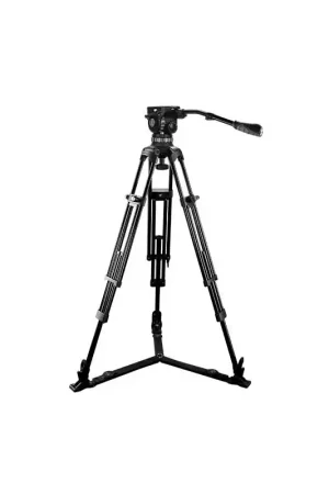 EIMAGE EI-7083-A2 Kit de rótula de 100mm 7083H con patas de aluminio ligero GA102. Envío Exprés