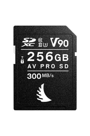 Alta Calidad ANGELBIRD AVP256SD Tarjeta SD de 256GB SDXCtm (*SDHCtm) | UHS-II. U3. Class 10. V90
