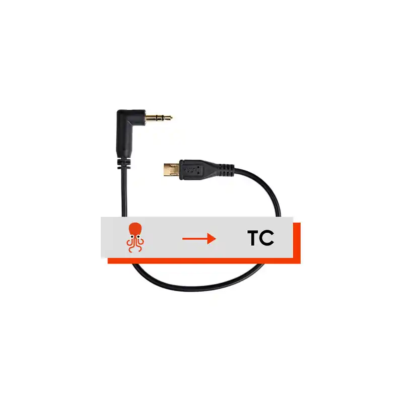 TENTACLE C24 Cable para Tentacle Sync 3.5mm a Micro-USB Multi para FX3 y FX30. Precio De Oferta