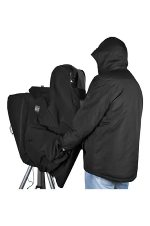 Últimas Unidades PORTABRACE CLK-3ENG Funda de lluvia para cámaras en configuración estudio.