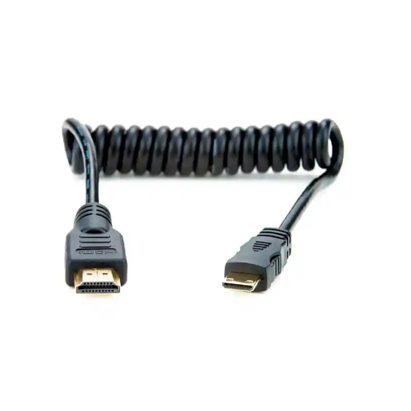 ATOMOS ATOMCAB008 Cable espiral 30-45 cm Mini HDMI a HDMI. Oferta