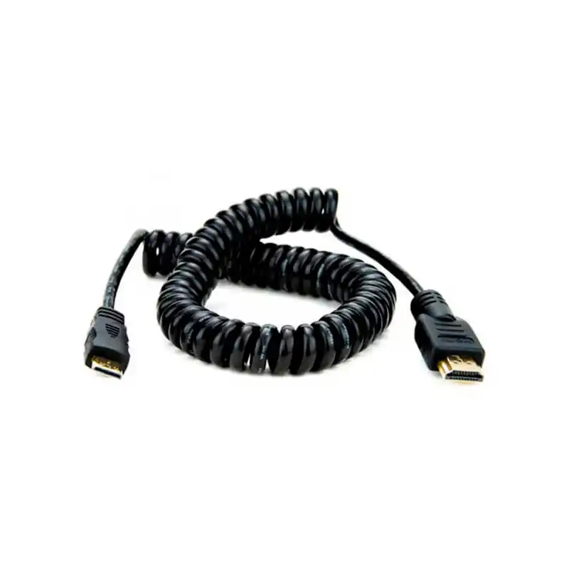 Oferta De Temporada ATOMOS ATOMCAB009 Cable espiral 50-65 cm Mini HDMI a HDMI.