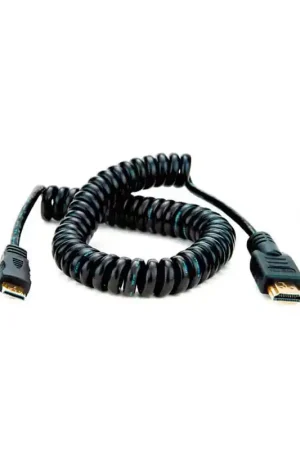 ATOMOS ATOMCAB014 Micro HDMI - Full HDMI Espiral 50 cm. Precio De Fábrica