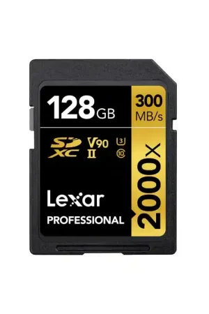 Compra Hoy LEXAR LSD2000128G-BNNNG Tarjeta SD de 128GB UHS-II (U3) Class 10 V90