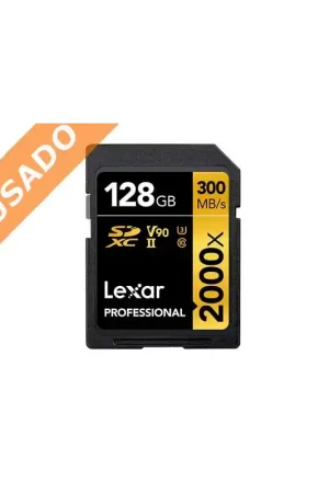 Descuento LEXAR LSD2000128G-BNNNG (Usado) (Usado) Tarjeta SD de 128GB UHS-II (U3) Class 10 V90