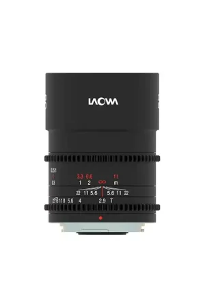 Envío Exprés LAOWA 50MM T2.9 2X Ultra Macro APO MFT Cine Objetivo macro/retrato optimizado para cuerpos Micro 4/3