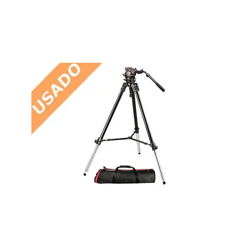 MANFROTTO 526 528XBK (Usado) Kit: rótula 526, trípode 528XB y bolsa MBAG120P Novedad