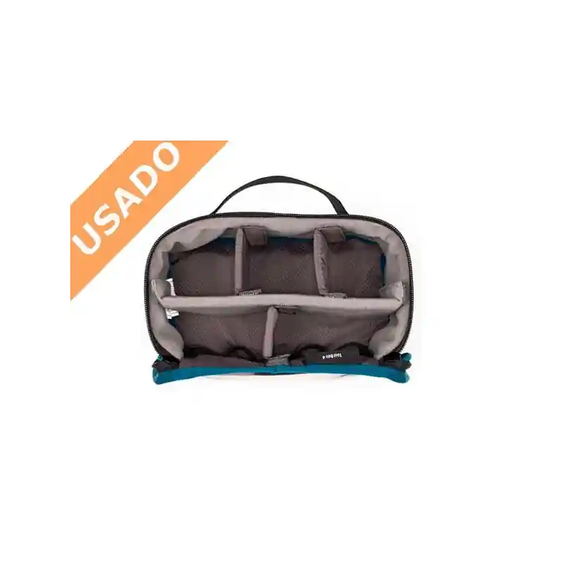 TENBA TOOL BOX 4 (Usado) Tools. Bolsa compartimentada pequeña. Color gris y tapa transparente. Compra Hoy