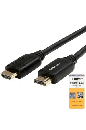 STARTECH HDMM1MP Cable HDMI 1 metro, compatible con señales HD y hasta 4Kp60 Más Vendido