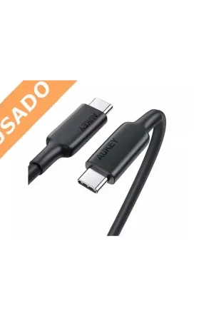 Precio Reducido MQV IMPULSE AUME006 (Usado) Cable USB-C a USB-C 3.1 Gen2 PD 100W AUKEY IMPULSE de 1 metro.