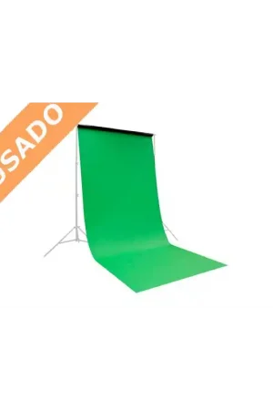 Entrega Rápida EIMAGE VSF148 (Usado) Fondo/Suelo de vinilo verde chroma de 1,48 ×4 metros.