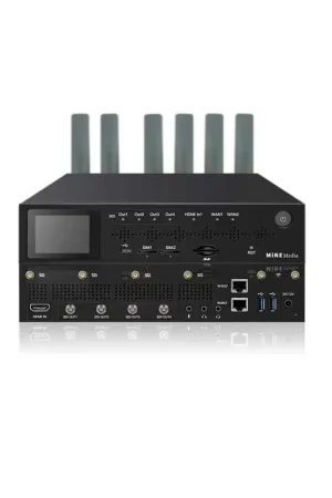 Última Versión MINEMEDIA A321S Mine A321S 2x5G Bonding SDI Video Decoder