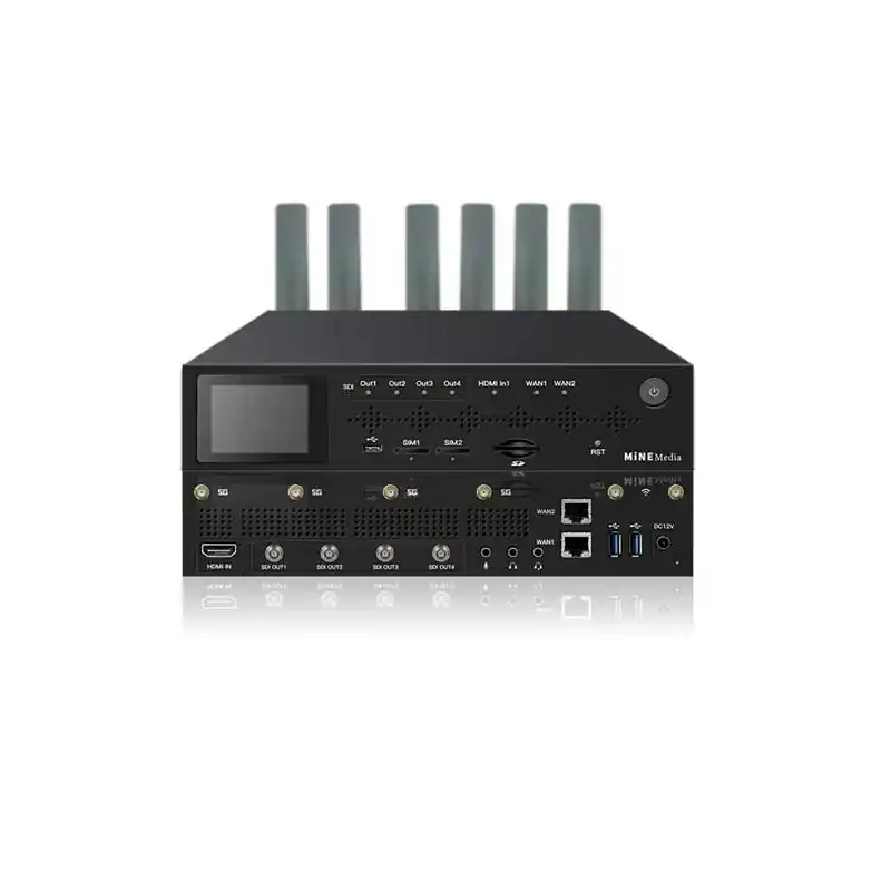 Última Versión MINEMEDIA A321S Mine A321S 2x5G Bonding SDI Video Decoder