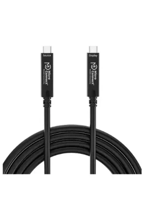 Novedad MQV MC-USB3.2CC10-8K-OP Cable premium USB-C 10 metros, bidireccional, 10Gbps, 8K, 40W