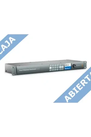 BLACKMAGIC SMART VIDEOHUB CLEANSWITCH 12X12 (Caja Abierta) Matriz Smart VideoHub CleanSwitch 12x12 Última Oportunidad