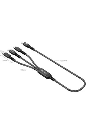 SMALLRIG 5079 Cable de alimentación USB-C 3 en 1 Oferta Flash