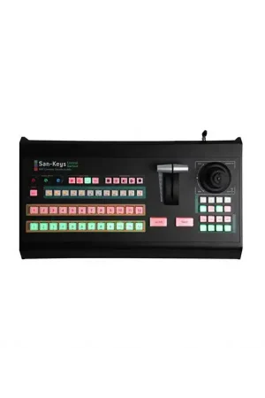 SAN-KEYS SK-P640 Botonera de control MEDIA para mezcla con T-Bar, compatible con VMix y OBS Entrega Rápida