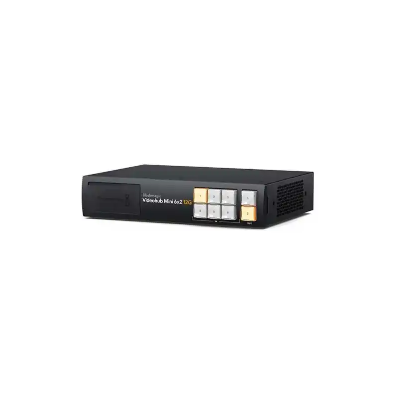 Certificado BLACKMAGIC Videohub Mini 6x2 12G Matriz Videohub Mini 6x2 12G