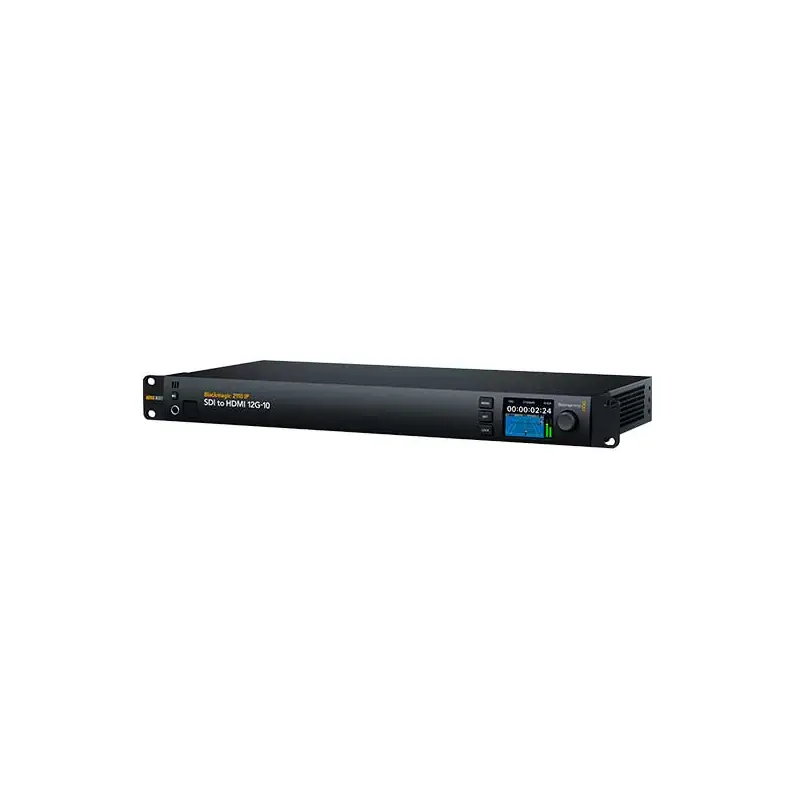 BLACKMAGIC 2110 IP SDI to HDMI 12G-10 2110 IP SDI to HDMI 12G-10 Conversor modular de SDI 12G o SMPTE-2110 a HDMI Devolución Gratuita