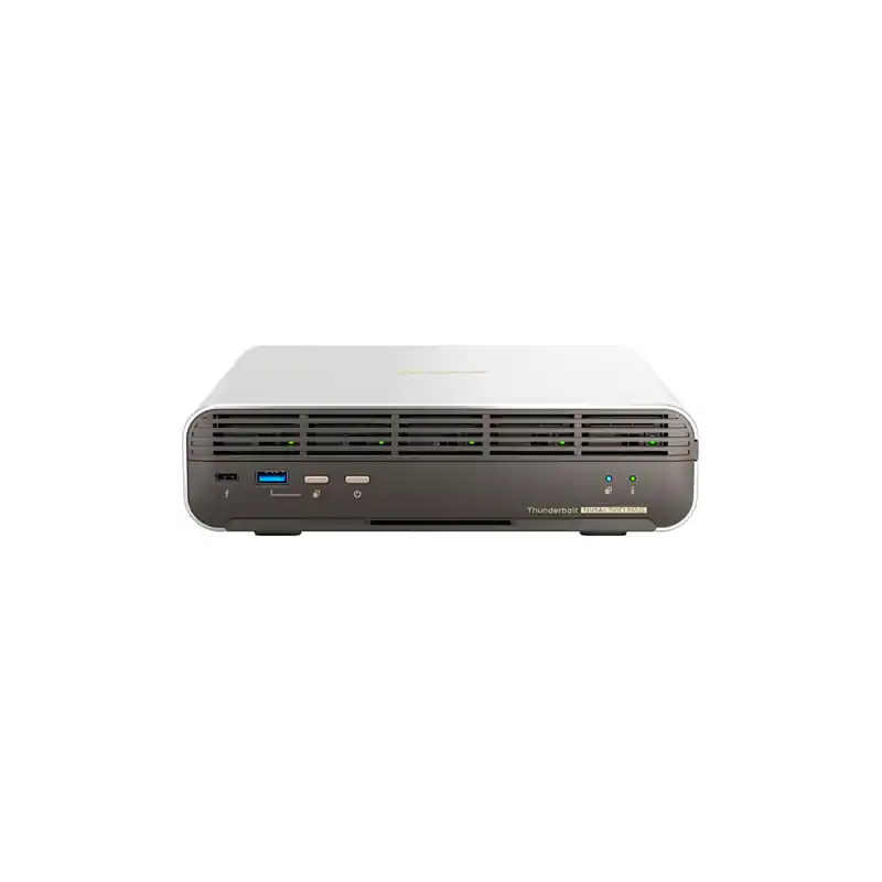 Promoción Q-NAP TBS-H574-TX-I5-16G Sistema de almacenamiento NAS con memorias NVMe, conexiones Thunderbolt 4, Ethernet 2,5G-10G