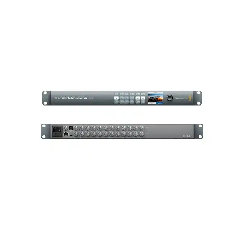 BLACKMAGIC SMART VIDEOHUB CLEANSWITCH 12X12 Matriz Smart VideoHub CleanSwitch 12x12 Últimas Unidades