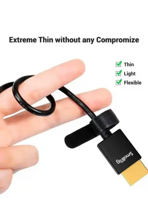 Devolución Gratuita SMALLRIG SM4794 Cable HDMI 4K ultradelgado de 100mm (A to A).
