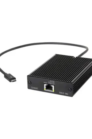 Stock Limitado SONNET SOLO10G-TB3 Adaptador externo Thunderbolt 3 a 10GB Ethernet