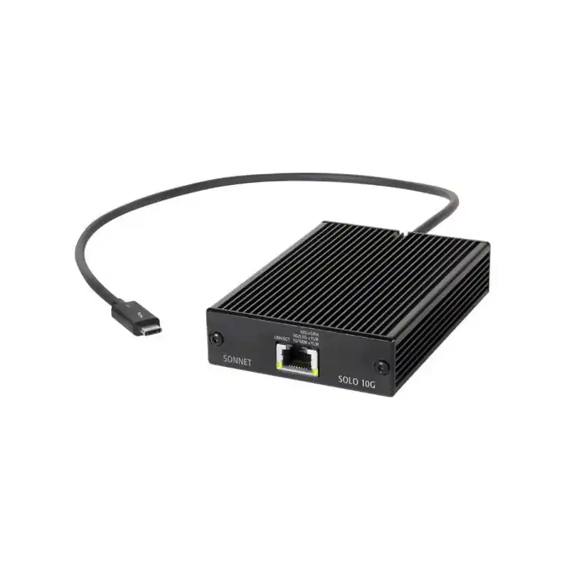 Stock Limitado SONNET SOLO10G-TB3 Adaptador externo Thunderbolt 3 a 10GB Ethernet