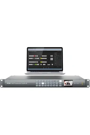 BLACKMAGIC ATEM 1 M/E PRODUCTION STUDIO 4K ATEM 1 M/E Production Studio 4K. Mixer SD-4K. Precio Económico