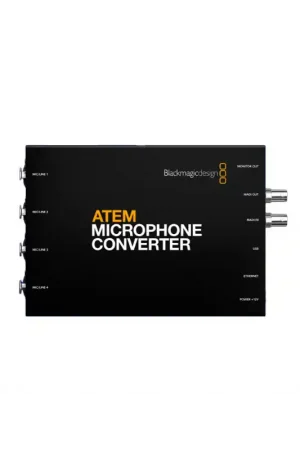 Alta Calidad BLACKMAGIC ATEM MICROPHONE CONVERTER Atem Microphone Converter