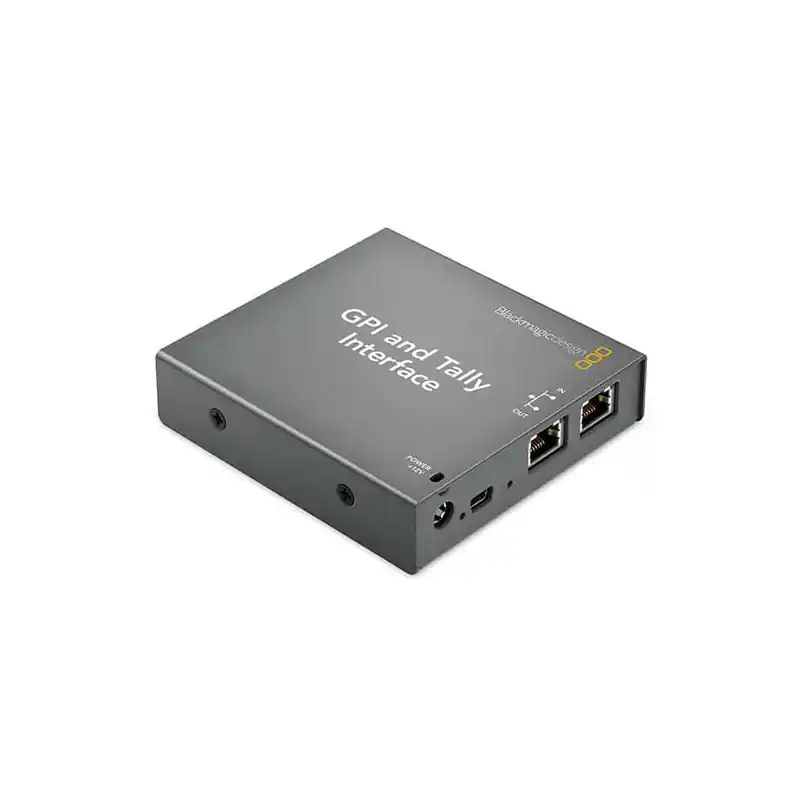 BLACKMAGIC GPI AND TALLY INTERFACE Interface GPI-Tally para mixers y 3ºs fabricantes. No Te Lo Pierdas