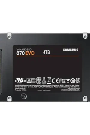 SAMSUNG MZ-77E4T0B SSD 4TB (serie 870EVO) Garantía De Devolución De Dinero