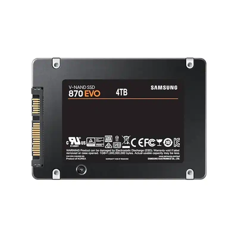 SAMSUNG MZ-77E4T0B SSD 4TB (serie 870EVO) Garantía De Devolución De Dinero