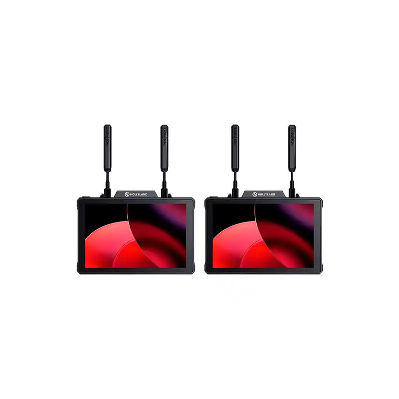 Popular HOLLYLAND PYRO 7 KIT Pack 2 monitores de transmisión inalámbrica de 7" con alcance 400 m