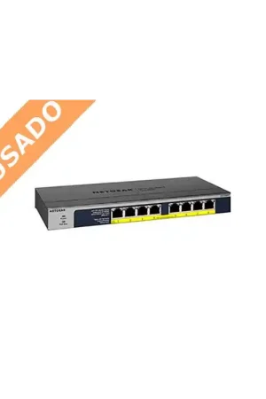 Mejor Precio NETGEAR GS108PP-100EUS (Usado) Switch Netgear 8 puertos 1GB Ethernet RJ45 con PoE+(123W)