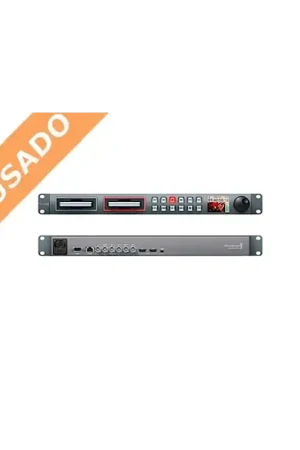 BLACKMAGIC HYPERD/ST2 (Usado) HyperDeck Studio. Grabador HD en formato rack 1U. Más Vendido