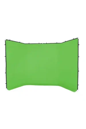 Última Oportunidad LASTOLITE LLLB7626 Tela para fondo panorámico Chroma Key FX Verde de 4 x 2,3 metros.