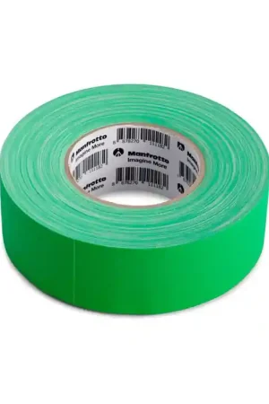 MANFROTTO LL LB7966 Cinta americana Gaffer Tape de 50mm x 50 m Chroma Key verde. No Te Lo Pierdas