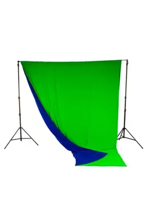 Precio Rebajado LASTOLITE LC5787 Fondo cortina tela reversible Azul / Verde 3m x 3,5m