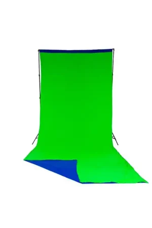 LASTOLITE LC5887 Fondo cortina tela reversible Azul / Verde 3mx7m. Alta Calidad
