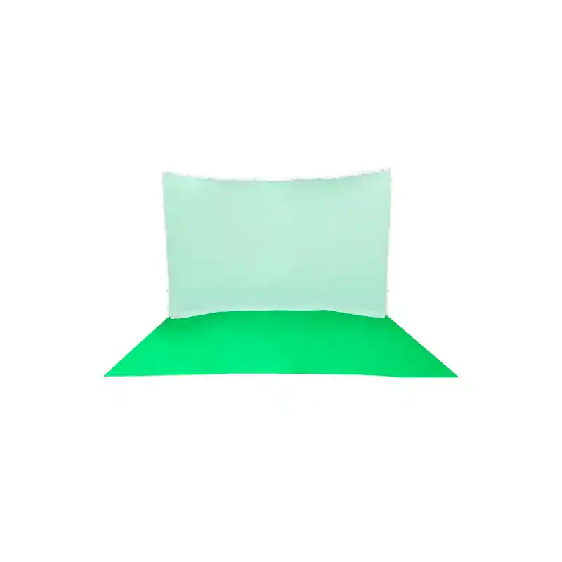 Gran Oferta EIMAGE MB42-FG Tela verde chroma sin costuras de 4 x 3 metros para suelo.