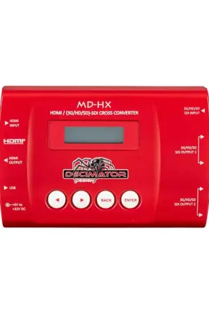 DECIMATOR DESIGN MD-HX Conv. HDMI-SDI, Scaling, Frame Rate, C.Converter. Ocasión Especial