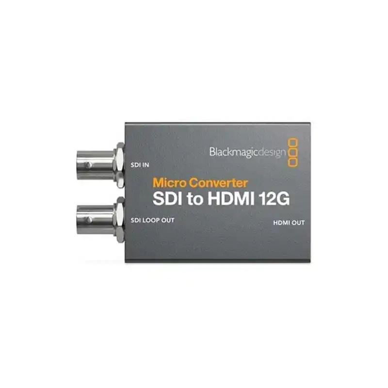 Favorito De Clientes BLACKMAGIC MICRO CONVERTER SDI-HDMI SIN PSU Micro Converter SDI a HDMI 12G (SIN PSU)